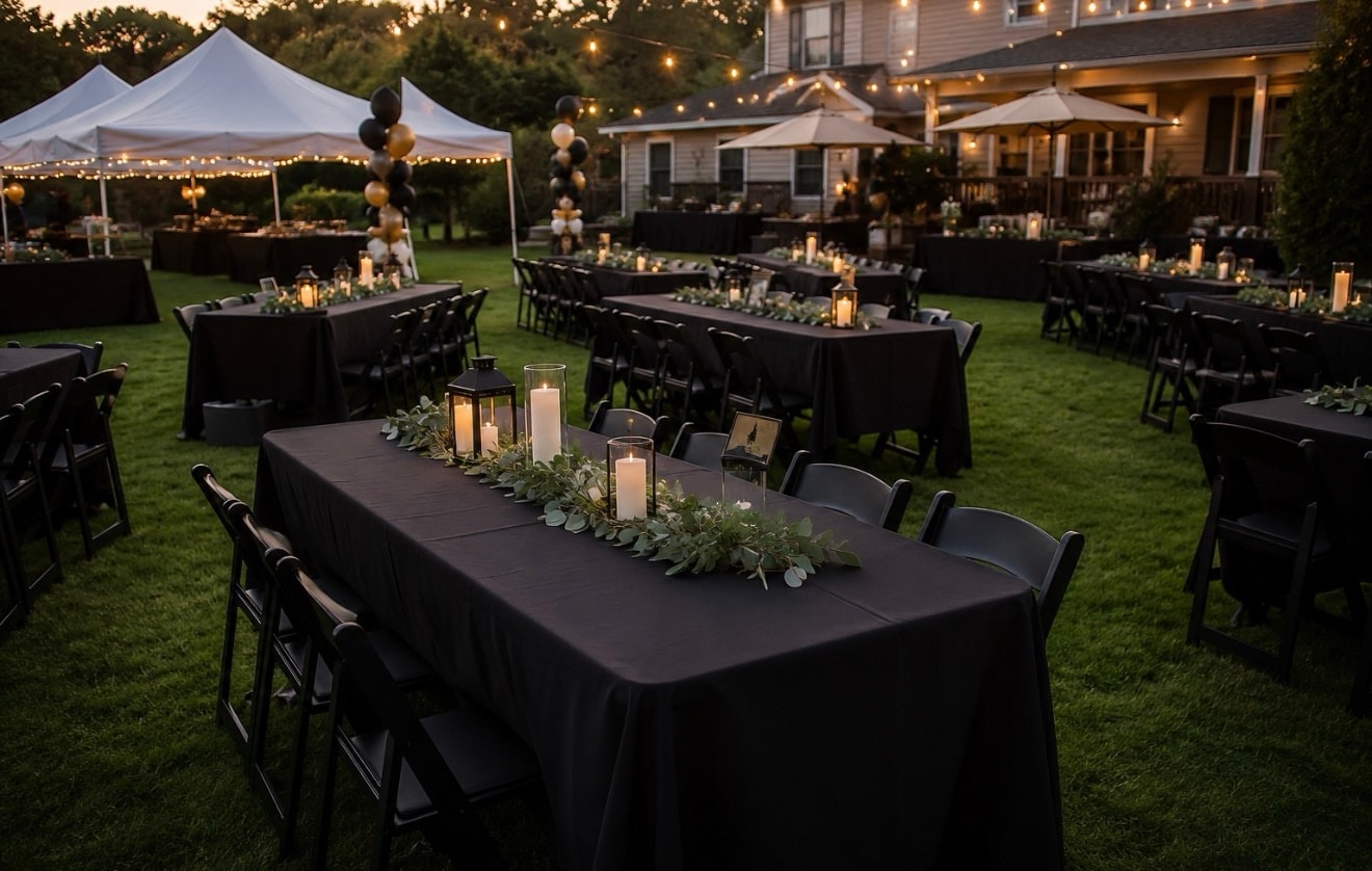 Tables with Linens